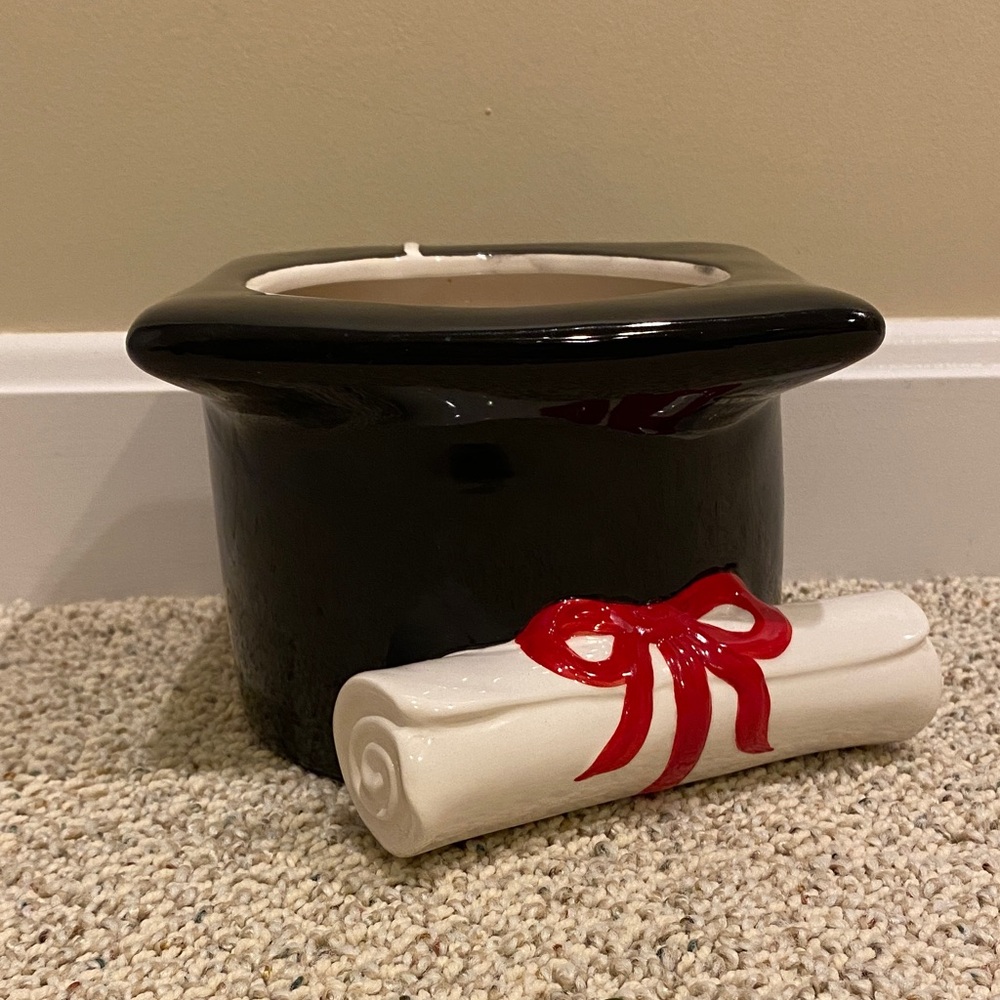 Graduation Flower Vase